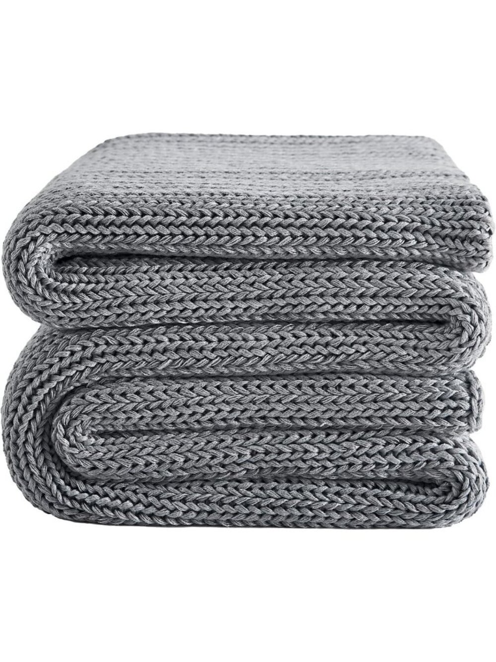 Cozy 15lbs Knitted Weighted Blanket 60"x80" | Cooling Comfort for Adults